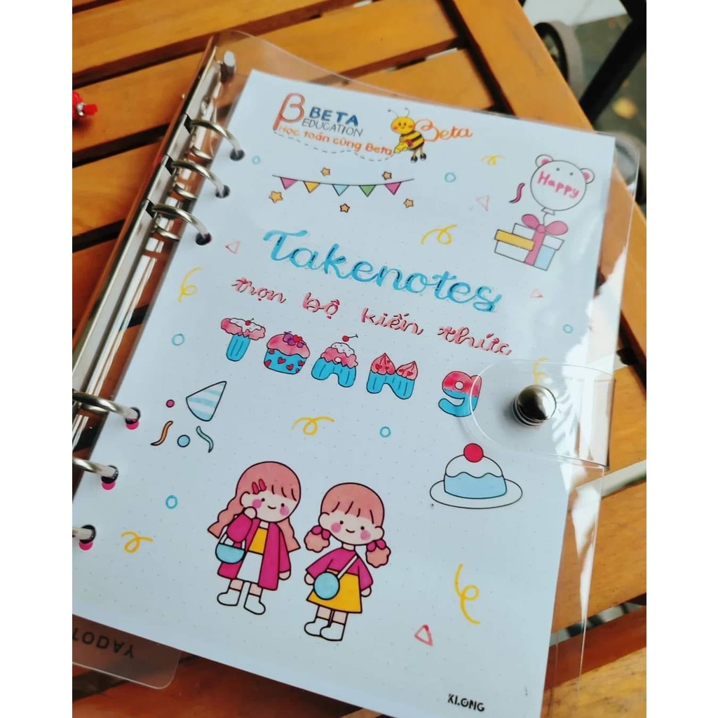 Sổ takenote trang trí sticker đáng yêu Toán 9 | Shopee Việt Nam