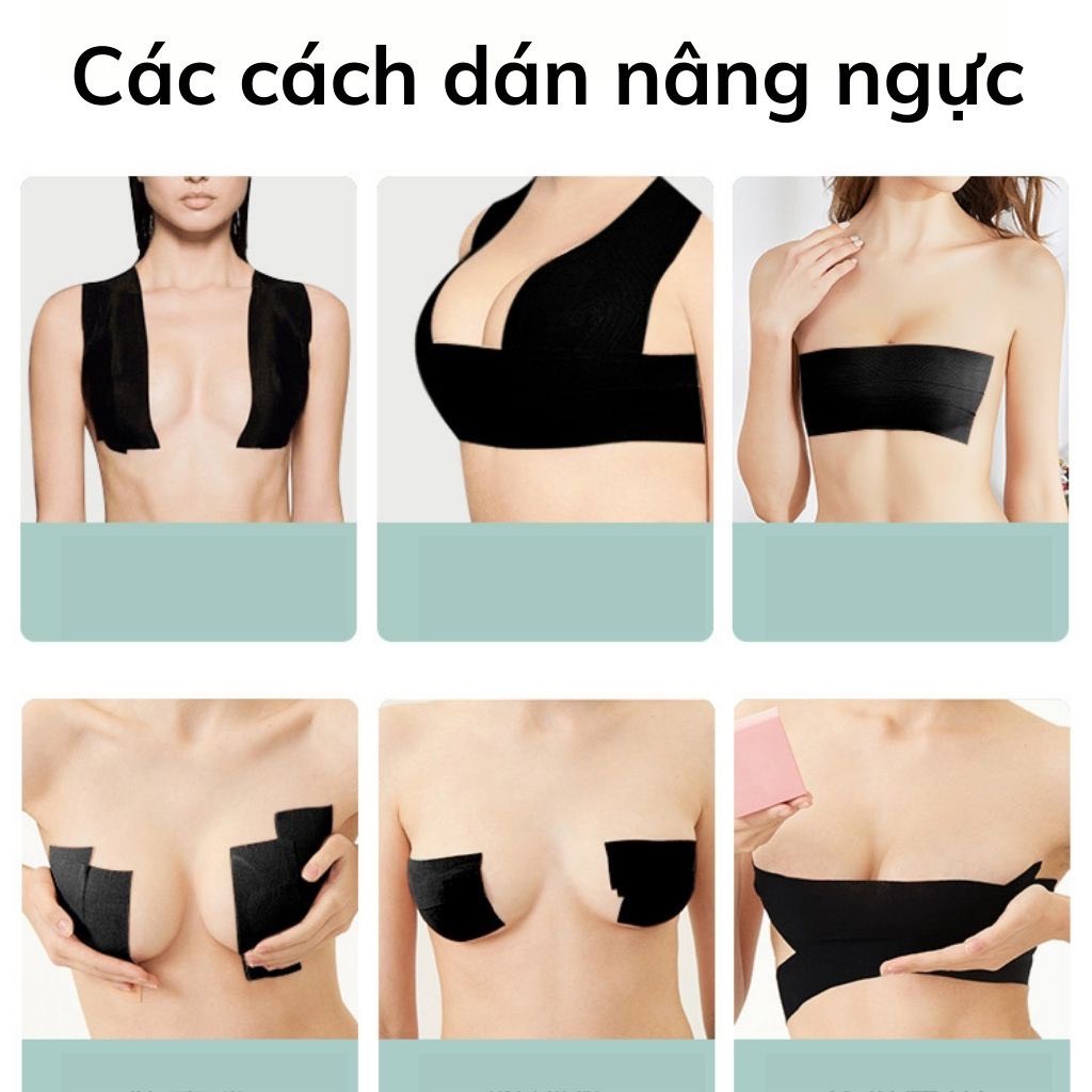 Miếng dán nâng ngực, cuộn dán ngực tạo được nhiều kiểu nâng ngực đa năng 2021