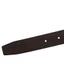 Dây thắt lưng GOAT nam 3.5cm dây PU bấm lỗ đen-nâu