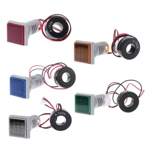 EDB * 0-100A 60-500V Vôn kế Ampe kế LED Hiển thị Vôn kế Hiện tại Decector vuông