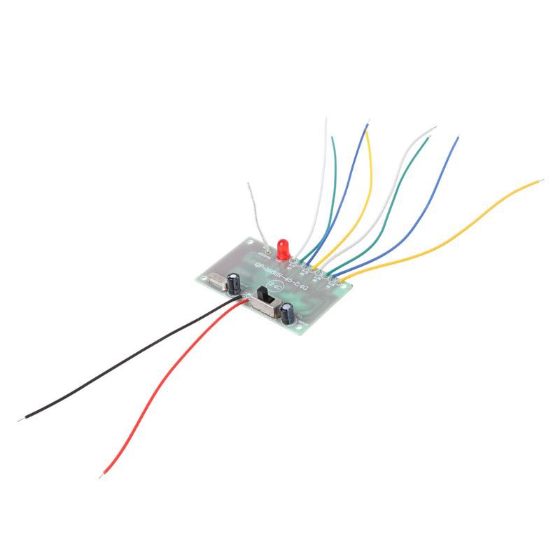 Điều Khiển Từ Xa 2.4g 8 Kênh Kèm Bảng Mạch Nhận Tín Hiệu Cho Xe Hơi/Tàu Thuyền Điều Khiển Từ Xa 4-6v