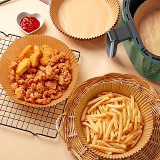 Set 50 Miếng Giấy Lót Nồi Chiên Hình Khuôn Bánh - Giảm Thiểu Tối Đa Dầu Mỡ Bám Vào Nồi Chiên