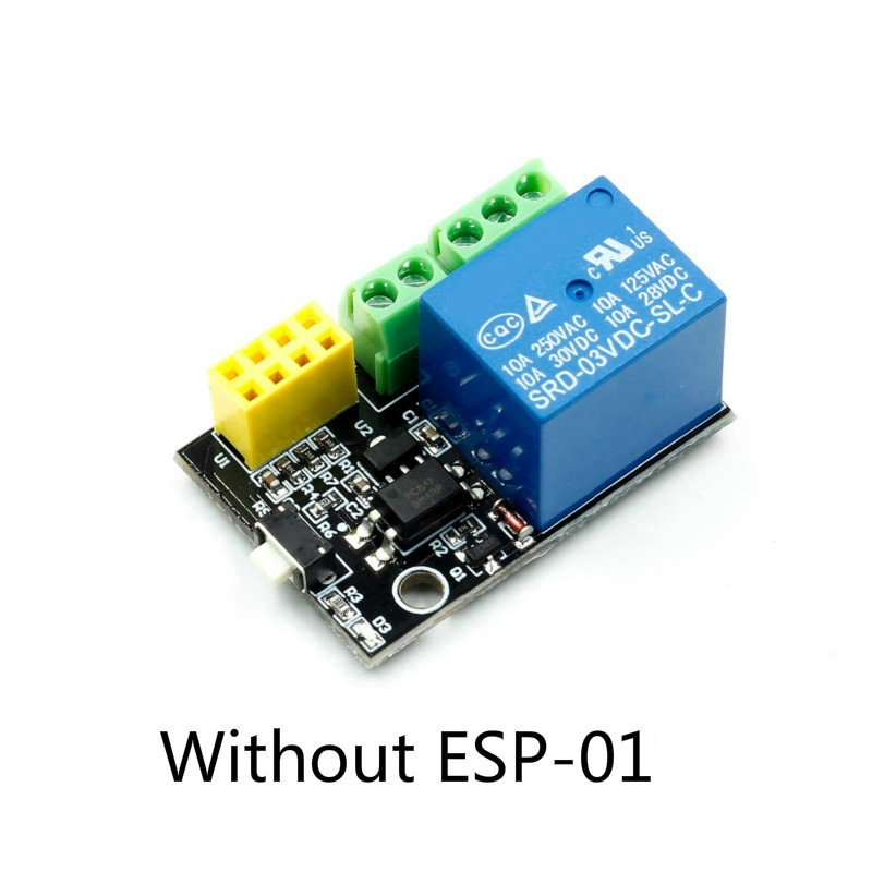 Mô Đun Rơ Le Wifi Esp8266 Esp-01S 5v Esp-01 ESP8266 ESP-01S 5V WiFi ...