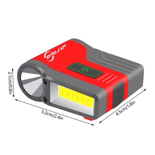 Bs * Đèn pha LED 3 chế độ kẹp mũ, sạc USB, IPX6 chống nước, dùng cho đầu Fl