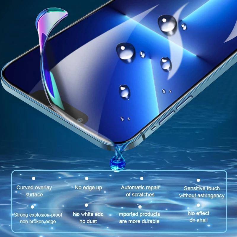 Hydrogel Phim Cho iPhone 6 6s 7 8 X Xs XR Max Plus Bảo Vệ Màn Hình Cho iPhone 14 13 12 11 Pro Max Mini Plus Mặt Trước Mặt Sau Phim Không Kính