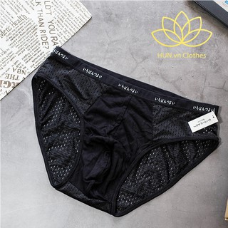 Quần lót nam thông hơi - quần sịp nam tam giác đùi nhật bản - có size lớn MLQ01