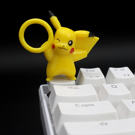 Keycap lẻ hình Pikachu siêu dễ thương ( Keycap Artisan ) | Shopee Việt Nam