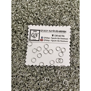 Khoen tròn nối vòng 4mm, nguyên liệu làm trang sức vòng tay Handmade