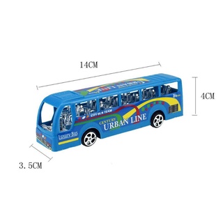 Mô hình xe buýt đồ chơi dài 5.5 "cho bé