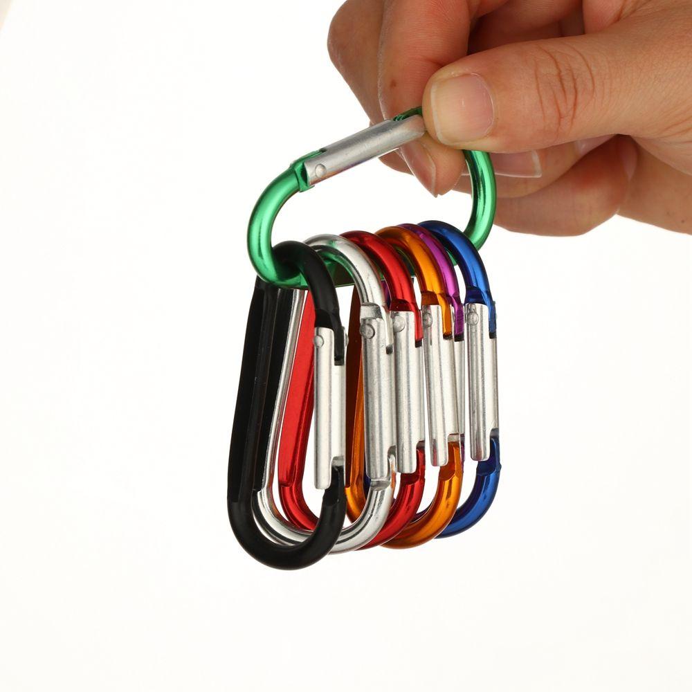 GETVOW Khóa Móc Carabiner Thể Thao Nhôm Hợp Kim, Nhiều Màu, Phù hợp Hoạt động Ngoài Trời
