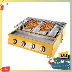 Bếp nướng hải sản ETON ET-K222 4 họng đốt hồng ngoại không khói