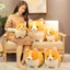 YT4 Corgi Chó Sang Trọng Đồ Chơi Trẻ Em Cho Bé Quà Tặng Trang Trí Nhà Cửa Sofa Đệm Dễ Thương Chân Ngắn Corgi Mềm Ném Gối Nhồi Bông