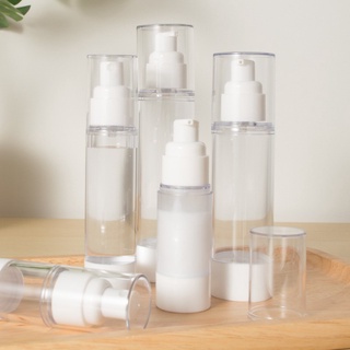 [HCM]Chai Hút Chân Không 30ml/50ml - Chai Lọ Nhựa Trong Suốt Xịt Nhỏ Giọt Hút Chân Không - Chai Chiết Mỹ Phẩm
