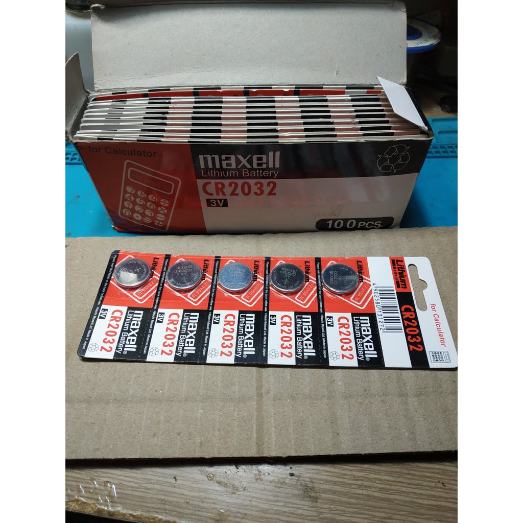 VỈ 5 VIÊN PIN CMOS CR2032 MAXCELL | Shopee Việt Nam