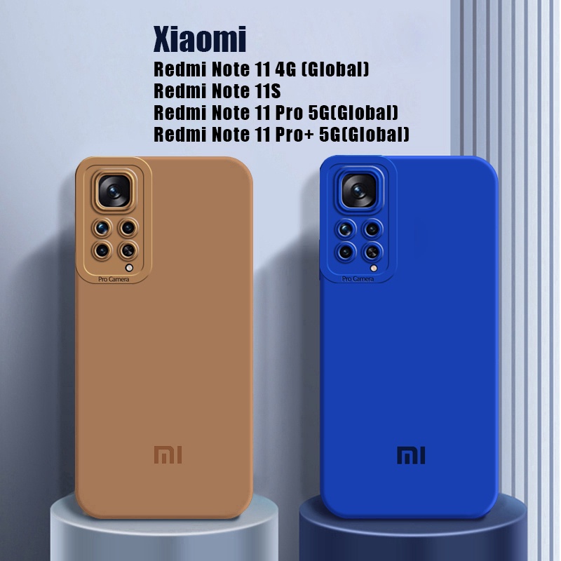 Ốp Điện Thoại Silicon Mềm Nhám Màu Kẹo Thời Trang Mới Cho Xiaomi Redmi Note 11 11E Pro Plus Pro 11S 4G 11T 12 5G