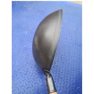 chảo thép tay cầm gỗ size 40