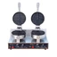 Máy nướng bánh kẹp tổ ong công nghiệp 2400W điều chỉnh 50 - 250 độ, làm nóng nhanh
