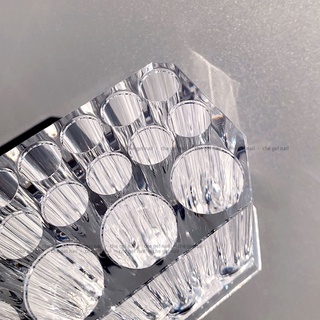 hộp đựng cọ cao cấp 26 ô , khay cắm cọ nhíp nail bằng meka