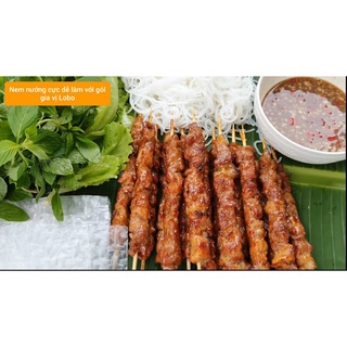 Gia vị làm nem nướng / chạo tôm thịt gói 70g hiệu Lobo Thái. Nam Nuong Seasoning Mix ---> Nem Nướng