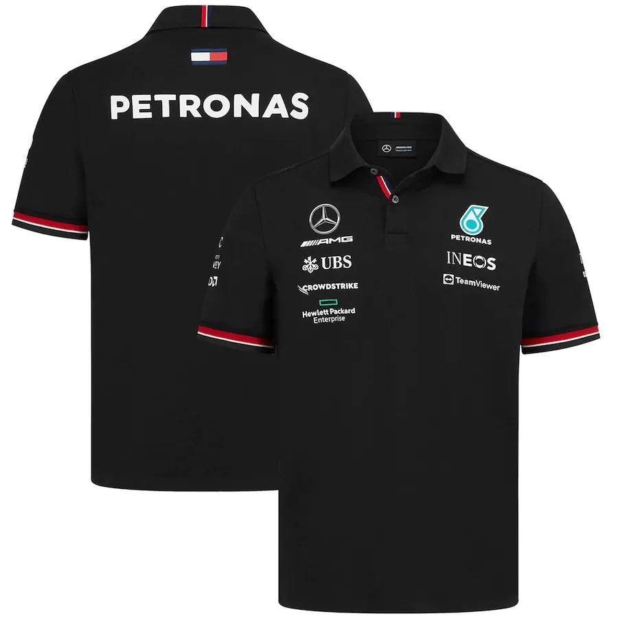 Áo Polo Thể Thao Mercedes AMG Petronas 2022, Tay Ngắn, Unisex Plus Size