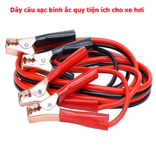 Dây Câu Kích Bình Ắc Quy Cho Xe Ô Tô 2000 AMP - Lõi Đồng, dây dài 4 mét