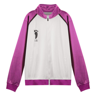 Squ3 Haikyuu Shiratorizawa Trường Ushijima Wakatoshi Áo Khoác Cosplay Trang Phục Thể Thao Đồng Phục Bộ Đồ Thể Thao Áo Khoác