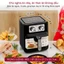 Nồi chiên không dầu 5L nhập khẩu Fujihome, nồi chiên ko dầu cơ tự ngắt có chống dính cao cấp 5 Lít chính hãng