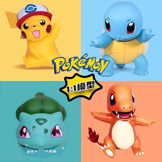 Pokémon 1: 1 Pikachu lớn rùa jenny lên vịt rồng lửa nhỏ Pokerby ếch tuyệt vời Ibrahimovic món quà trang trí