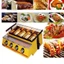 Bếp nướng thịt xiên ETON ET-K222 4 họng chuyên hải sản hàu, thịt không khói