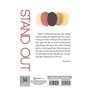 Sách - Stand Out - Khác biệt - Tác Giả Dorie Clark