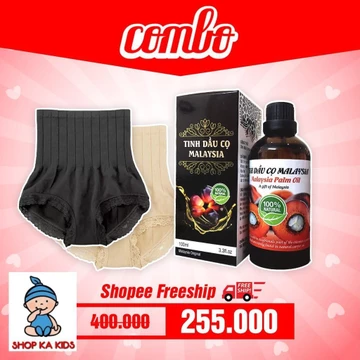 [ Bán sỉ/ lẻ ] Combo tinh dầu trị rạn da + quần gen định hình Nhật bản
