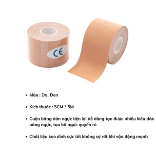 Miếng dán ngực, cuộn dán ngực đa năng tạo khe nâng ngực quyến rủ DEVARI B05