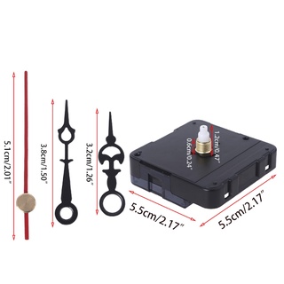 Zzz Đồng hồ treo tường thạch anh Cơ chế chuyển động động cơ Im lặng Powered DIY Sửa chữa các bộ phận thay thế bằng bộ tay ngắn