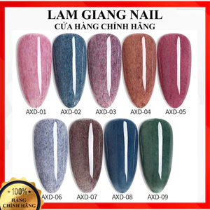 Sơn gel AS mẫu chai đỏ nhọn mã sơn lông AXD 9 chai 15ml siêu HOT siêu xịn