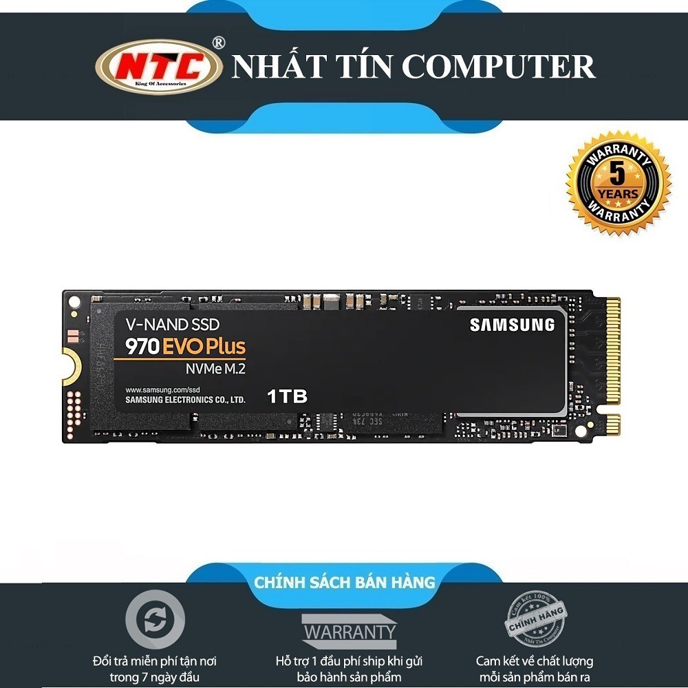 Ổ cứng SSD Samsung 970 EVO Plus 1TB PCIe NVMe V-NAND 2280 MZ