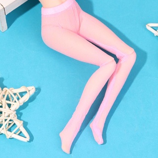 Risedot Búp Bê Lụa Vớ Phù Hợp Với 1 / 6 Nhiều Màu Sắc Quần Tất Quần Legging Mini Co Giãn