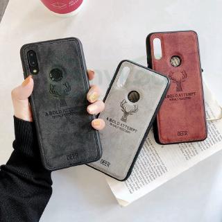 Ốp điện thoại bọc vải họa tiết hươu dành cho Xiaomi Redmi 9 9C 9A Note 8 7 6 5 Pro K20 Mi 9T