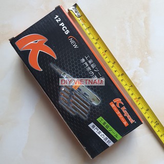 Bộ tô vít đóng tự động đảo chiều K-7194 Kapusi 12 chi tiết - Bộ tuốc nơ vít đóng Kapusi