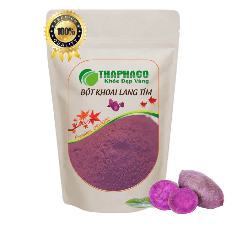 [HCM] Bột khoai Lang tím 100g Uống Làm Bánh, Tạo Màu Nghiền Siêu Mịn Thaphaco