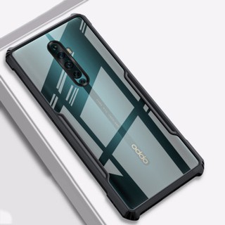 Ốp Acrylic Cho OPPO Reno 2 2Z 2F 3 4 5 6 A8 A31 A53 A32 A33 A53s Reno 8T 4G 5G Reno 6Z Ốp điện thoại Lưỡi Trong Suốt Mặt Sau Chống Sốc Góc Mỏng