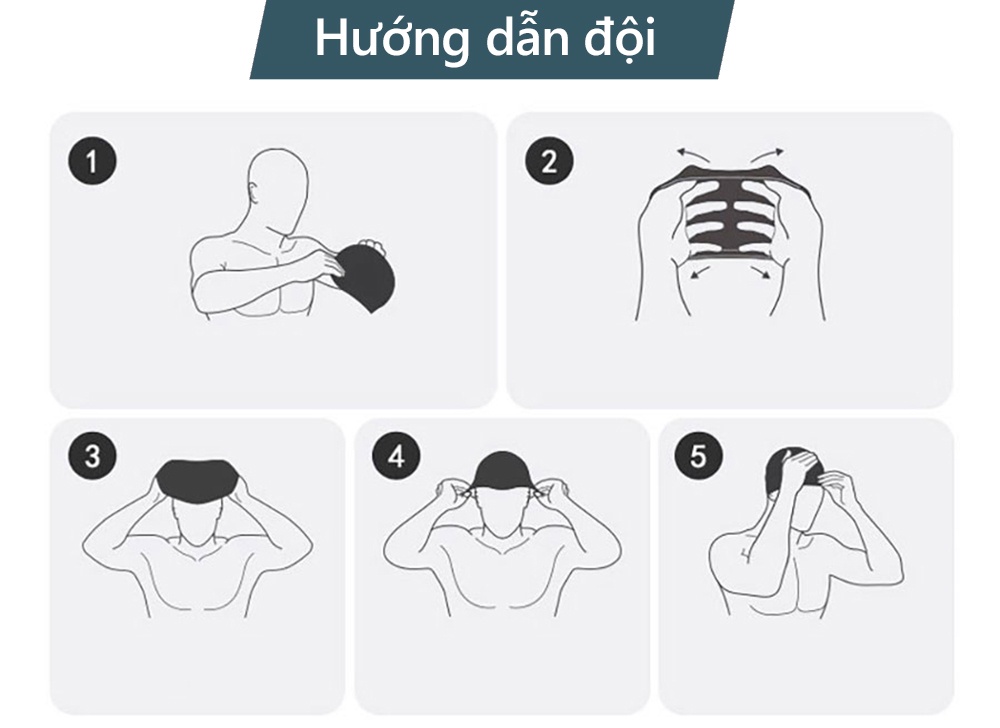 Mô tả Nón Bơi Chính Hãng Mũ Bơi Silicone Cao Cấp Chống Thấm Nước Cleacco NBBR Boro Sport - 7