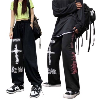 Quần jogger thể thao 💖 FREESHIP 💖 Quần nỉ nam nữ bo ống co giãn vải đẹp dáng dài in hình phong cách Hàn Quốc C1