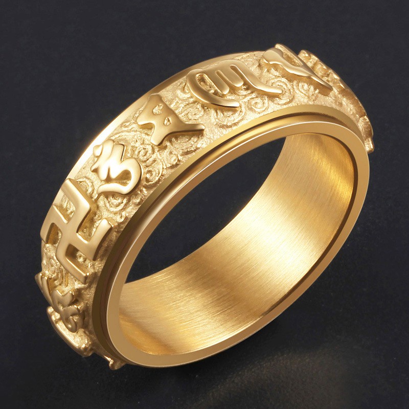 Men's Titanium Steel Ring by WHOL Fashion Accessories Store
