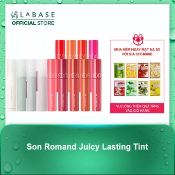 Son Bóng, Son Kem Lì Romand Juicy Lasting Tint/Zero Velvet Tint 5.5g