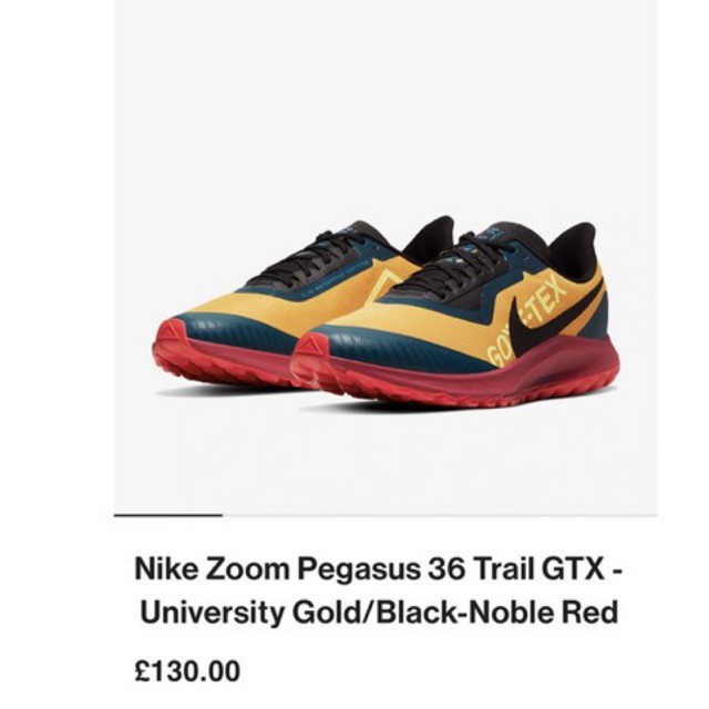 Air zoom pegasus 36 trail gore-tex university gold best sale