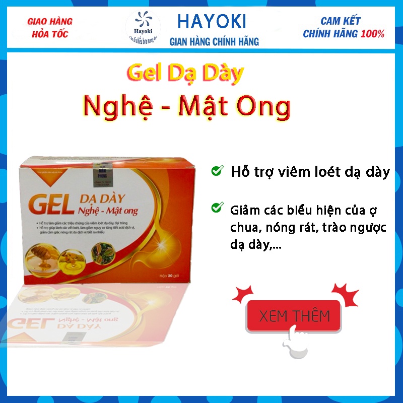 Gel Dạ Dày Nghệ Mật Ong - Giải Pháp Tự Nhiên Hỗ Trợ Sức Khỏe Dạ Dày