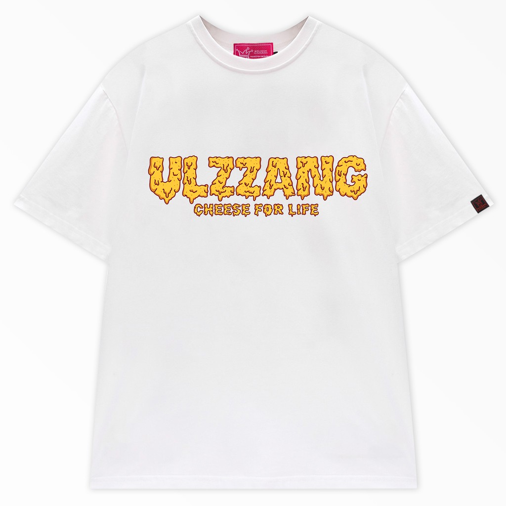Áo phông local brand ULZZ ulzzang cheese for life dáng unisex tay lỡ U-14