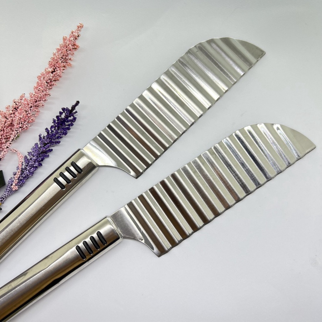 Dao chặn rau củ INOX,tạo sóng cà rốt,bánh da lợn, rau câu Cao Cấp đa năng tiện lợi