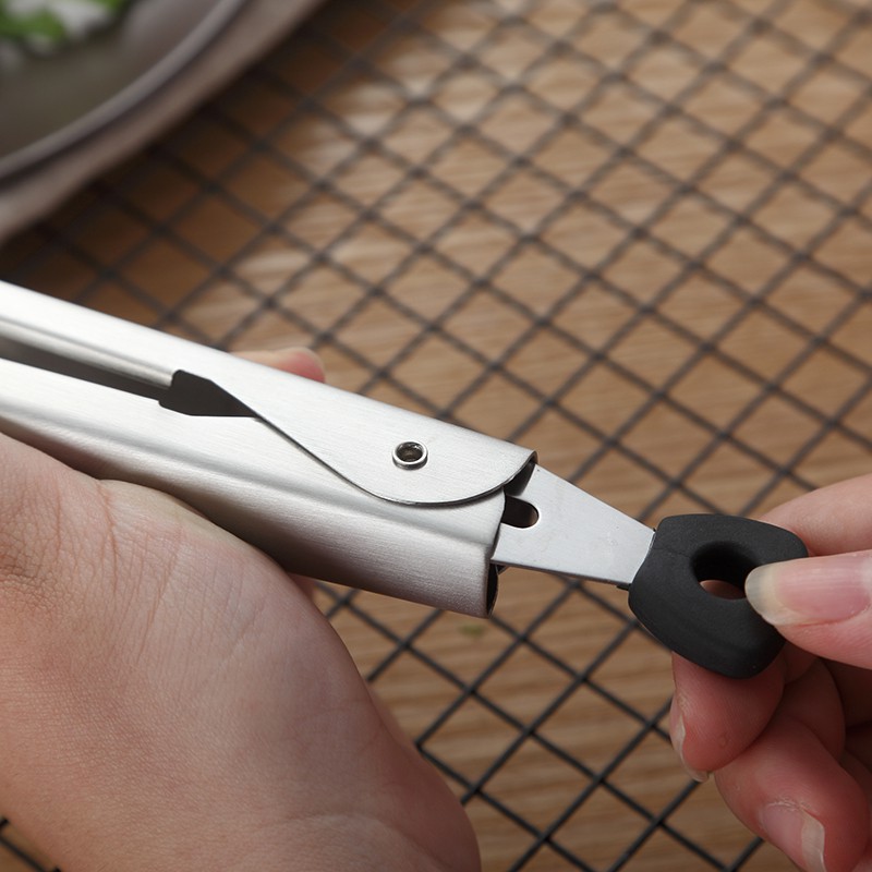 Kẹp Inox 304 Chống Gỉ - Dùng Cho Nướng, Nhà Bếp & Salad | Stainless Steel Tongs for BBQ, Kitchen & Food Handling