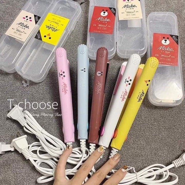 Máy uốn duỗi tóc💚CAM KẾT CHUẨN💚Máy là tóc mini socute HT0173(TUYỂN   )